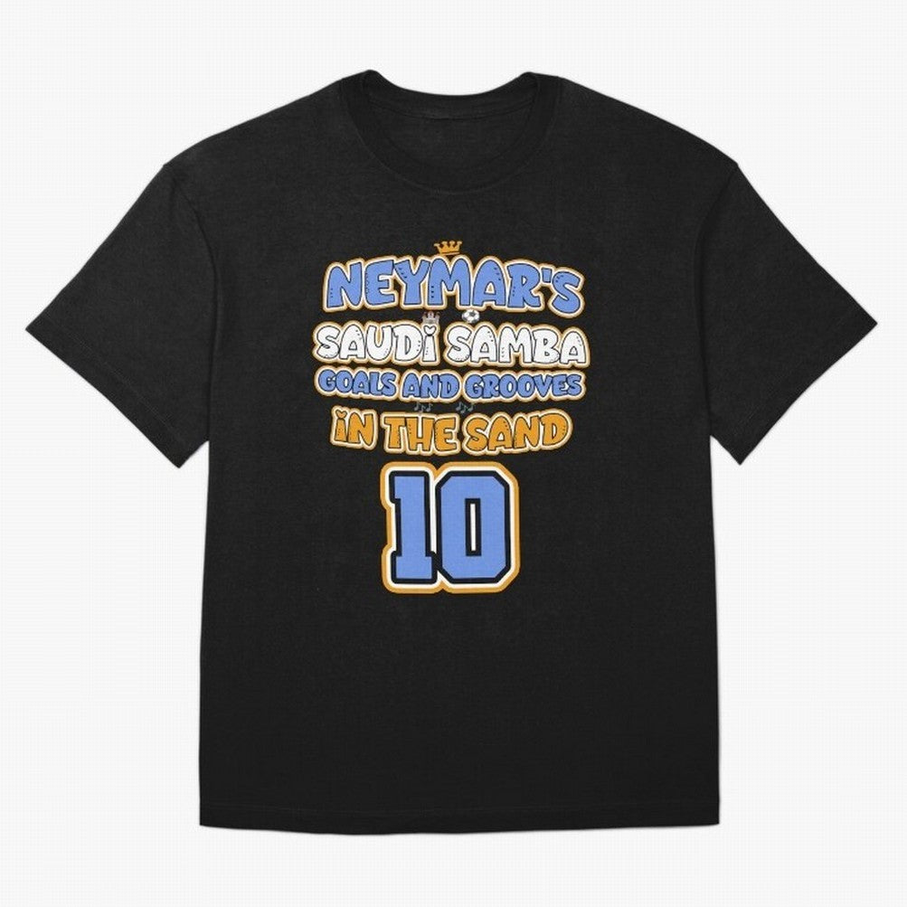 SAUDI SAMBA GOALS & GROOVES Oversized T-Shirt Make Memories around Global Football Passion for FIFA World Cup 2026 Group Stage, Connected to CR7 and Messi, France, Football Passion, Legendary Performances, Festival Vibes and Supporter Community;