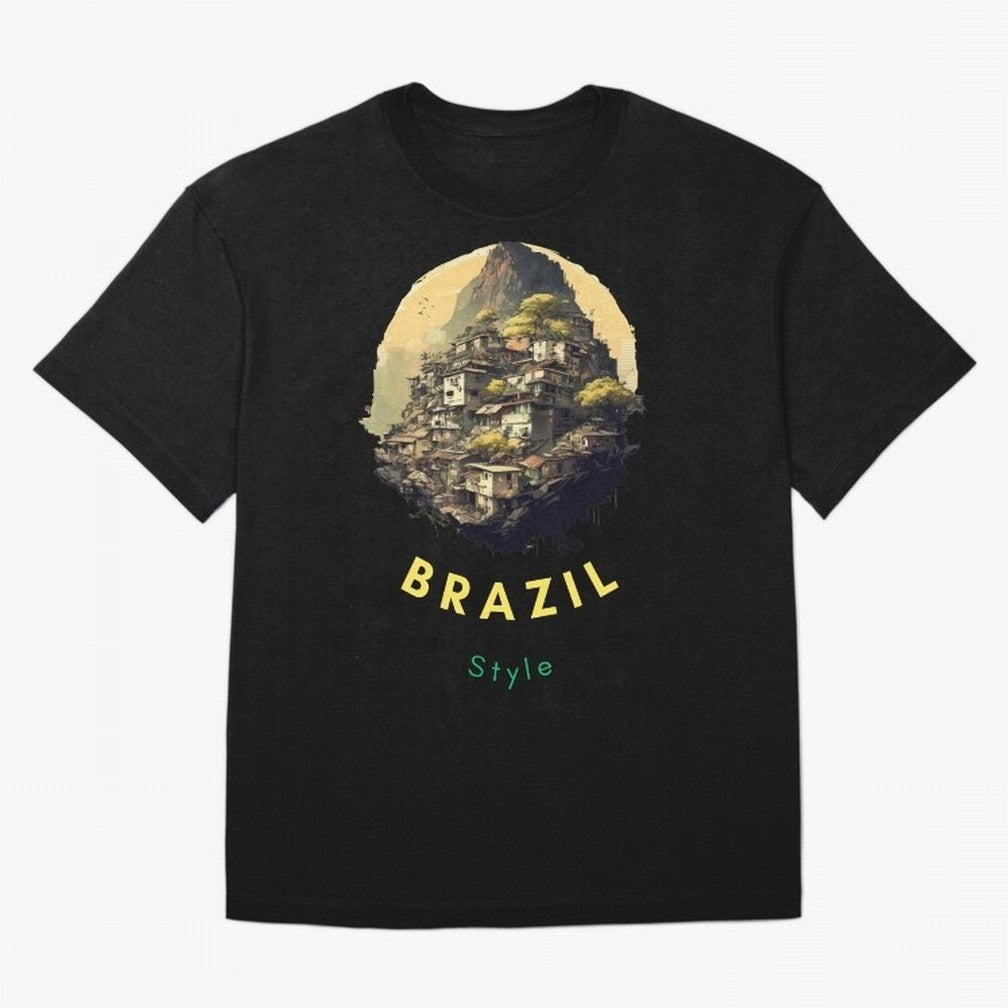 Brazil Style, Japanese Architecture Oversized T-Shirt Show Passion for the Stars of FIFA World Cup 2026 Group Stage Spirit, Featuring Argentina, Cristiano Ronaldo, Haaland and CR7, Fan Favorite Moments, National Team Passion, Big Match Drama and