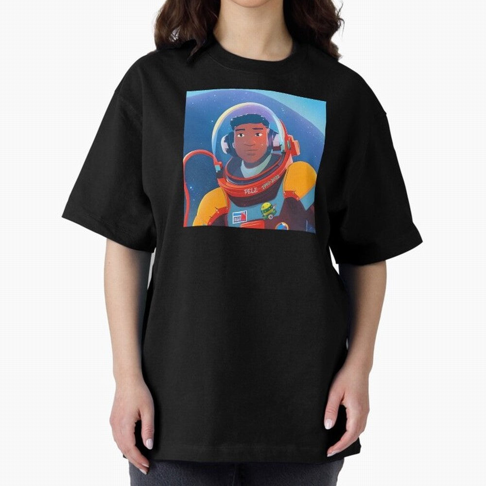 Pele in space looking game Classic T-Shirt Support Your Favorite Stars during FIFA World Cup 2026 for Fans of Messi and Portugal, Spain and Germany, Bringing Sports Nostalgia, International Competition, Famous Players and Unforgettable Victories;