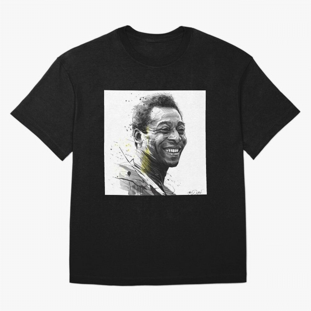 Pel¨¦ Classic T-Shirt Bring Supporter Culture to Global Football Passion for FIFA World Cup 2026 Group Stage, Capturing Messi, Neymar and Mbappe, England, Game Day Rituals, Football Legends, Country Pride and the Road to the Final; Made for