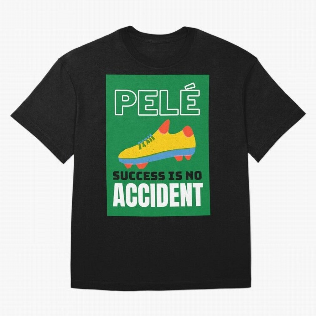 Copy of Pele Quote Success Is No Accident Graphic Oversized T-Shirt Make the Season About FIFA World Cup 2026 for Fans of CR7 and Spain, Bringing Stadium Memories, Football Loyalty, International Chants and Championship Tradition; Great for