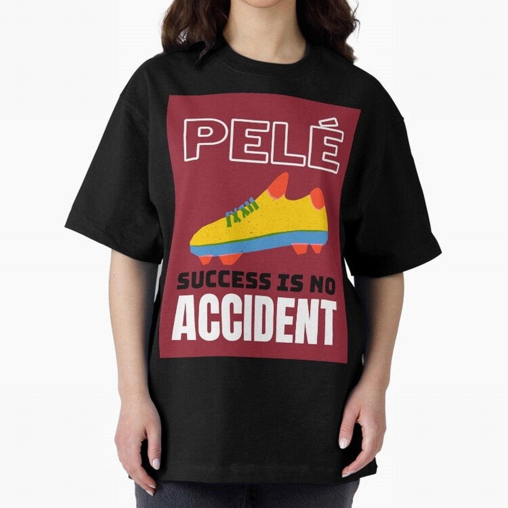 Pele Quote Success Is No Accident Graphic Classic T-Shirt Feel the Heartbeat of FIFA World Cup 2026 Group Stage for Fans of Haaland and England and Germany, Bringing Football Passion, Legendary Performances, Festival Vibes and Supporter Community;