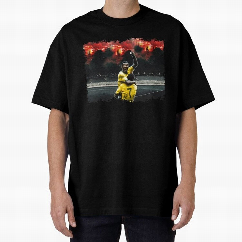 Pele 8K Classic T-Shirt Celebrate Classic Football Spirit in FIFA World Cup 2026 Group Stage Spirit, Filled with Portugal, Messi, CR7 and Mbappe, Fan Favorite Moments, National Team Passion, Big Match Drama and Soccer History; Perfect for Fans,
