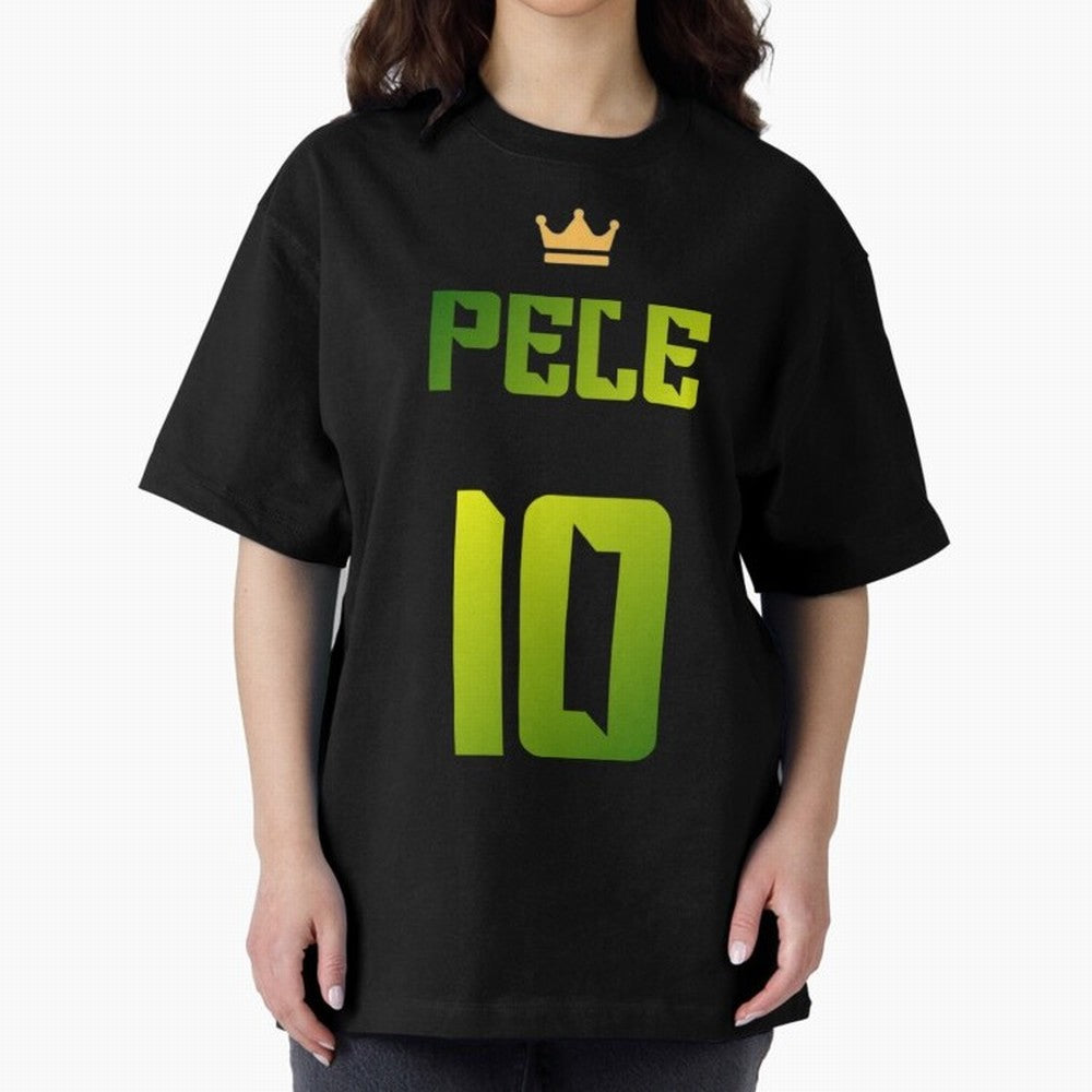 RIP Pel¨¦ Oversized T-Shirt Celebrate Fan Culture around Match Day Hype around FIFA World Cup 2026, CR7 and Messi, Argentina and Brazil, Stadium Memories, Football Loyalty, International Chants and Championship Tradition; Great for Watch Parties,
