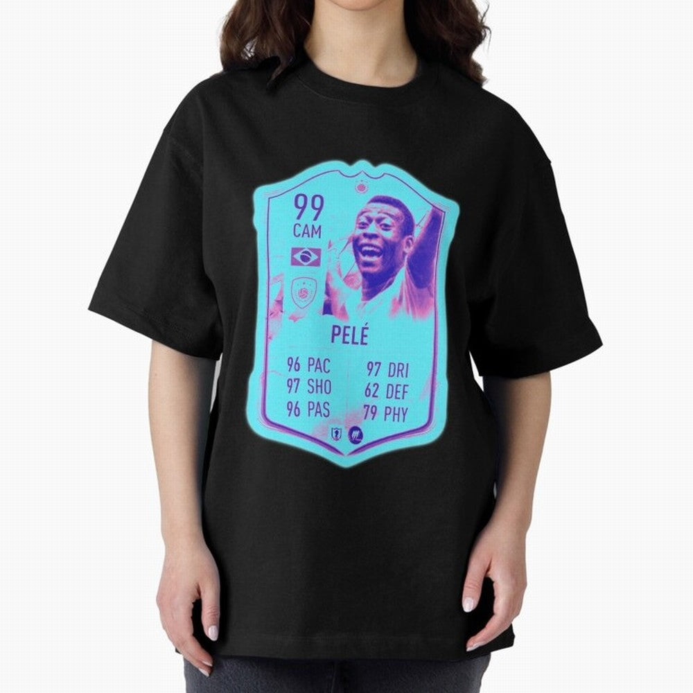 Pele Oversized T-Shirt Discover FIFA World Cup 2026 Filled with Cristiano Ronaldo, Germany Energy, Sports Nostalgia, International Competition, Famous Players and Unforgettable Victories; Great for Supporters Who Love Legendary Players, National