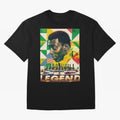 Signed Pele Shirt Oversized T-Shirt Celebrate Fan Culture around FIFA World Cup 2026 USA Canada Mexico Spirit, Centered on Argentina and Brazil, Cristiano Ronaldo, Championship Spirit, Famous Goals, Roaring Crowds and International Football Unity;