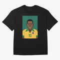 Pele1 Essential T-Shirt Fuel Your Fan Pride for FIFA World Cup 2026 for Fans of Messi, CR7 and Mbappe and England, Bringing Retro Football Energy, Iconic Rivalries, Trophy Chase Drama and Stadium Atmosphere; Ideal for Fans Who Follow Messi,