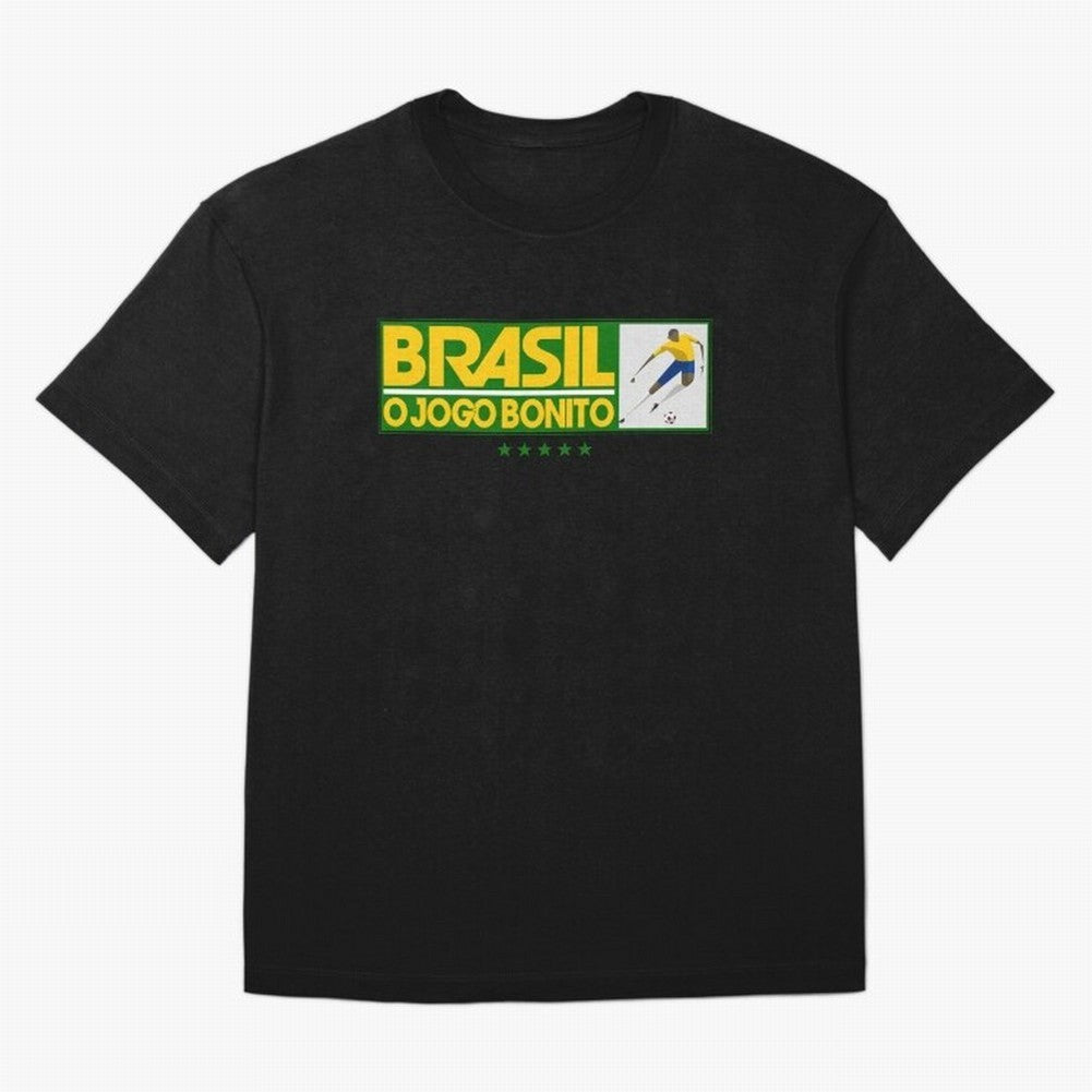 O jogo bonito Oversized T-Shirt Relive FIFA World Cup 2026 USA Canada Mexico for Fans of Messi and France, Bringing Stadium Memories, Football Loyalty, International Chants and Championship Tradition; Great for Supporters Who Love Legendary