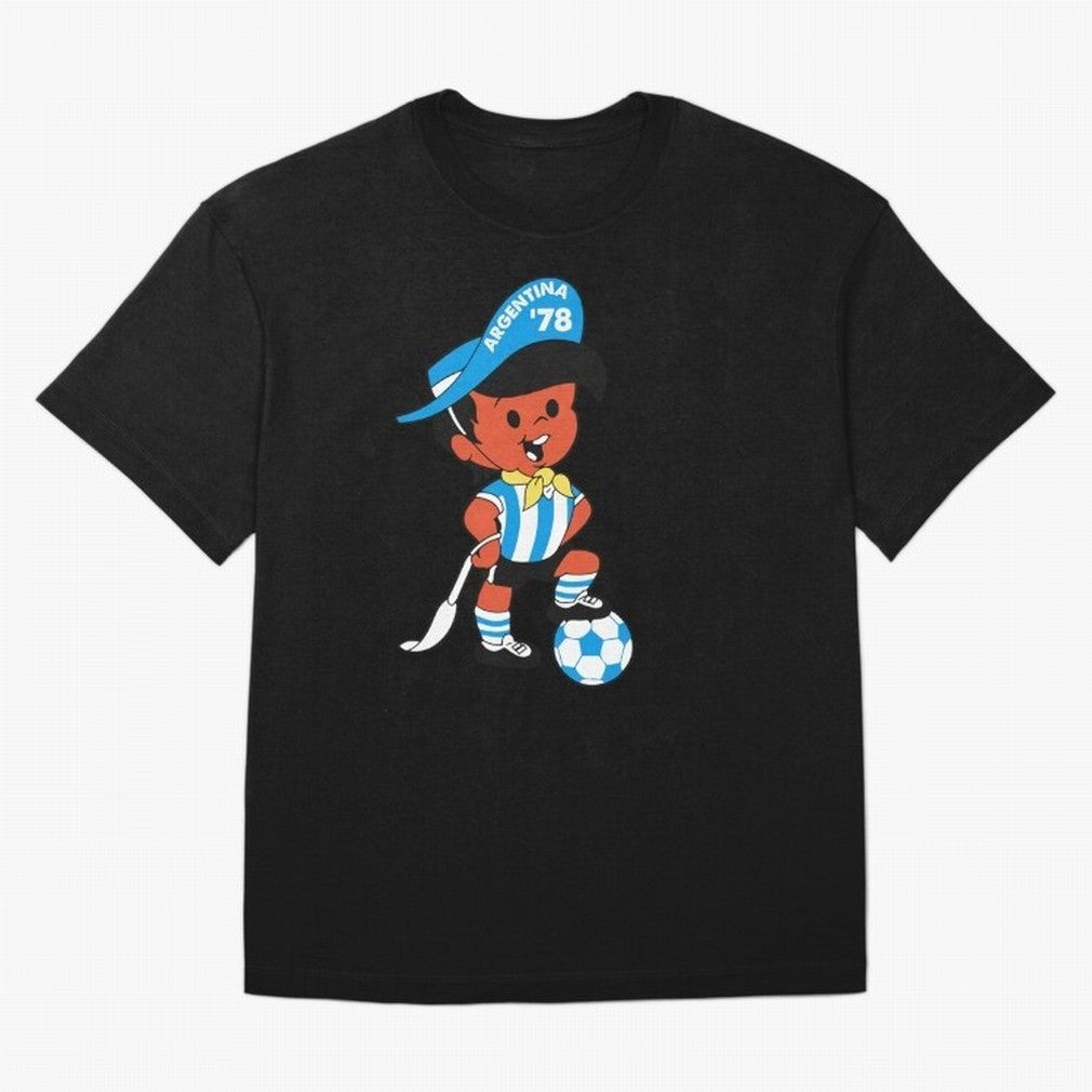 Argentina 78 Mascot Print1 Essential T-Shirt Follow the Road to Match Day Hype around FIFA World Cup 2026 USA Canada Mexico, Messi, CR7 and Mbappe, France and Portugal, Supporter Pride, Iconic Celebrations, Legendary Names and Global Match Day