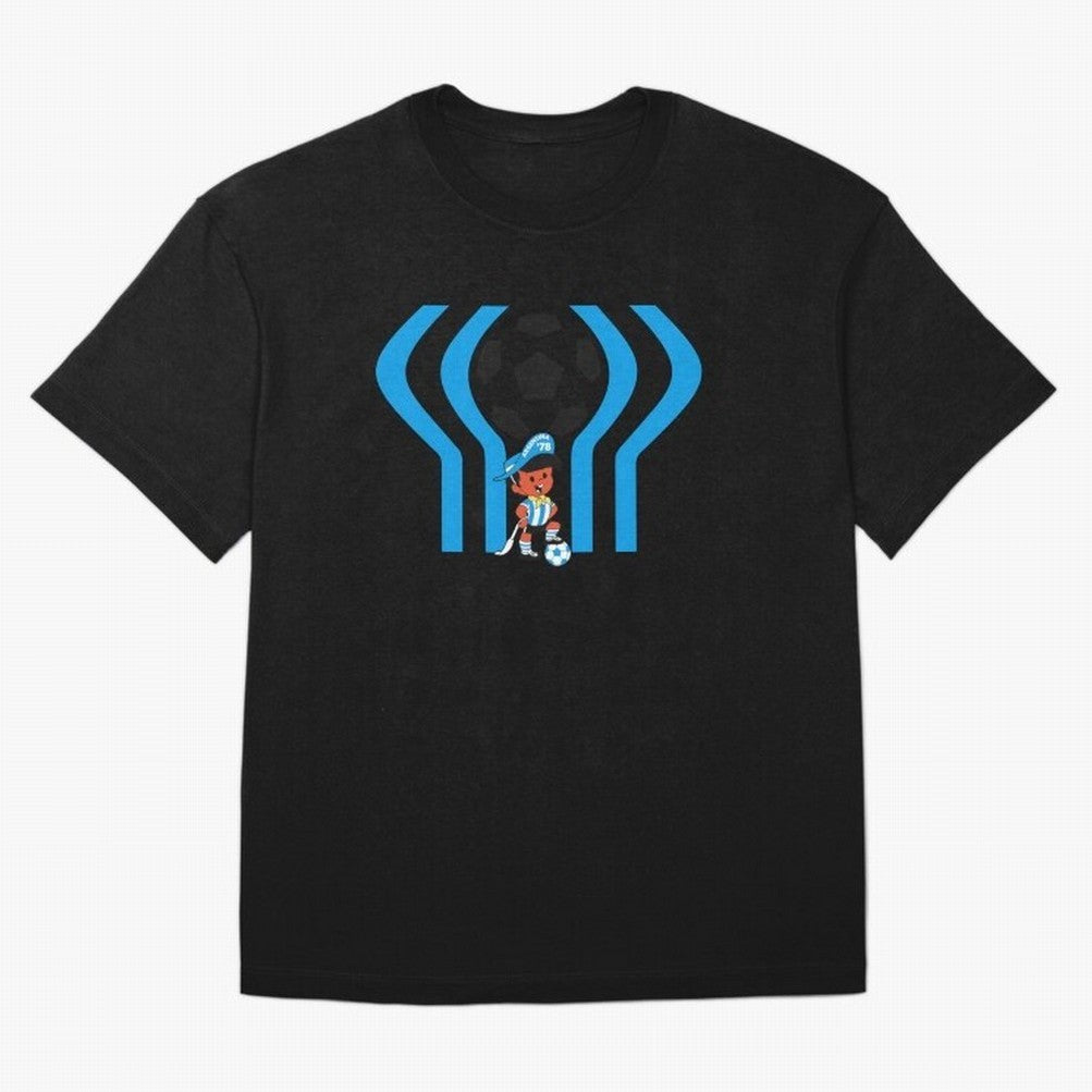 Argentina 78 Mascot Print1 Essential T-Shirt Bring World Football Passion into FIFA World Cup 2026 USA Canada Mexico for Fans of Neymar and Netherlands, Bringing Sports Nostalgia, International Competition, Famous Players and Unforgettable