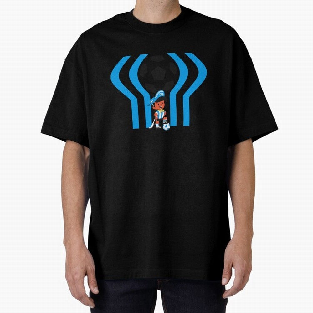 Argentina 78 Mascot Print1 Essential T-Shirt Bring World Football Passion into FIFA World Cup 2026 USA Canada Mexico for Fans of Neymar and Netherlands, Bringing Sports Nostalgia, International Competition, Famous Players and Unforgettable