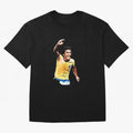 Legends of The Beautiful Game Cartoon Collection Legends Arthur Zico 2 Cartoon Artwork134 Oversized T-Shirt Show Support during FIFA World Cup 2026 USA Canada Mexico Filled with Mbappe, Portugal Energy, Stadium Chants, National Pride, Trophy Dreams