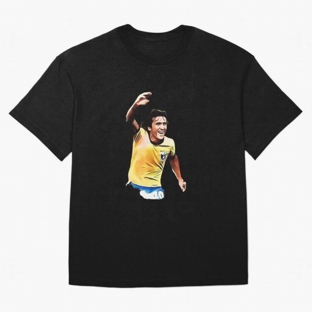 Legends of The Beautiful Game Cartoon Collection Legends Arthur Zico 2 Cartoon Artwork134 Oversized T-Shirt Show Support during FIFA World Cup 2026 USA Canada Mexico Filled with Mbappe, Portugal Energy, Stadium Chants, National Pride, Trophy Dreams