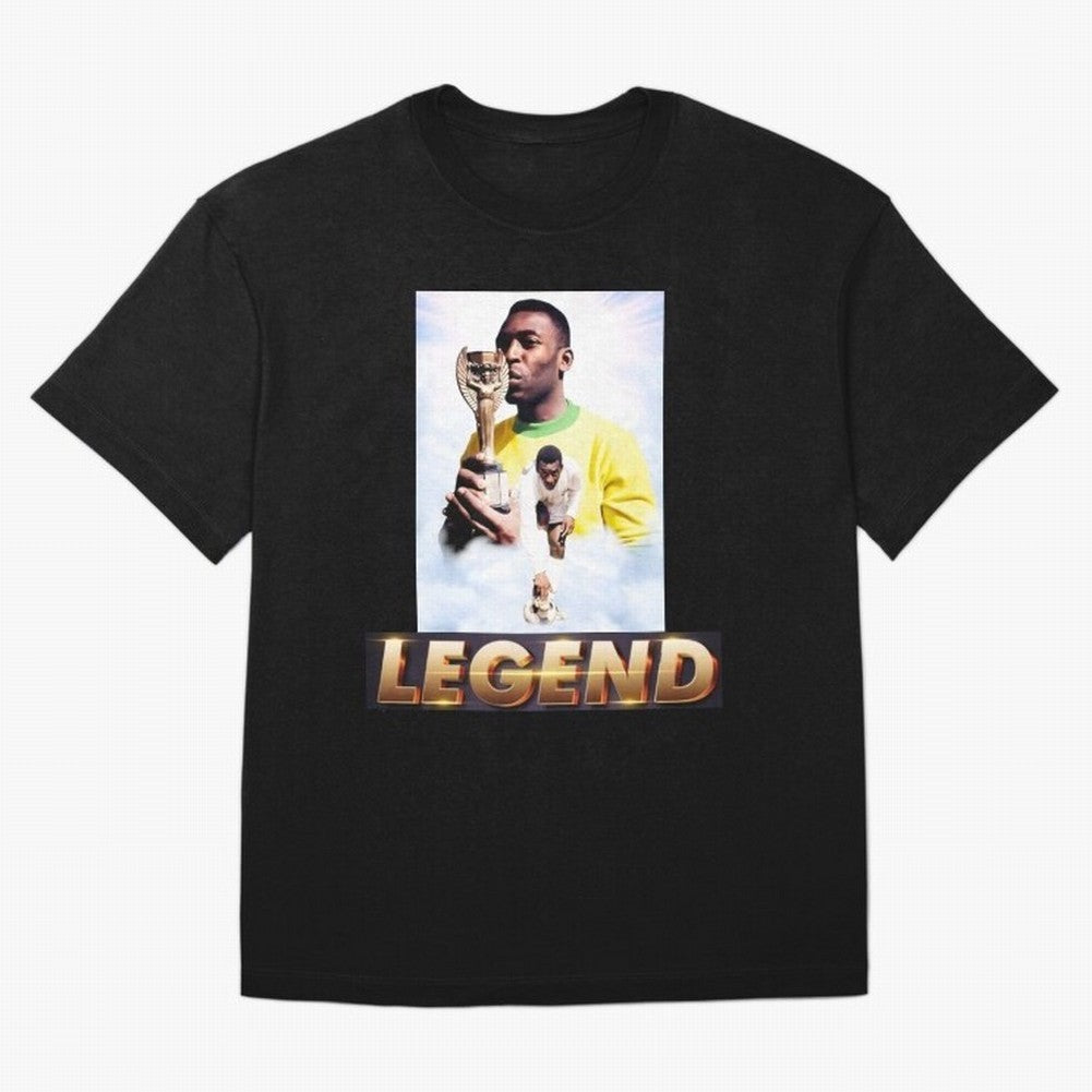 Signed Pele Shirt Classic T-Shirt Follow the Road to Global Football Passion for FIFA World Cup 2026, with Cristiano Ronaldo, Haaland and CR7, England, France and Netherlands, Game Day Rituals, Football Legends, Country Pride and the Road to the
