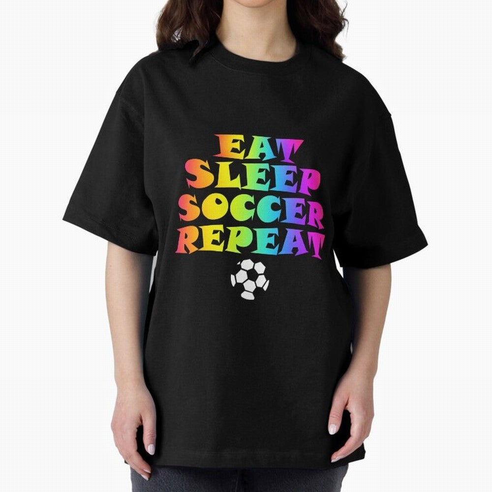 Eat Sleep Soccer Repeat - Football Active T-Shirt Celebrate Every Goal in FIFA World Cup 2026 for Fans of Mbappe and Neymar and France, Bringing Tournament Hype, Historic Matchups, Family Viewing Parties and Global Sports Pride; Made for Collectors