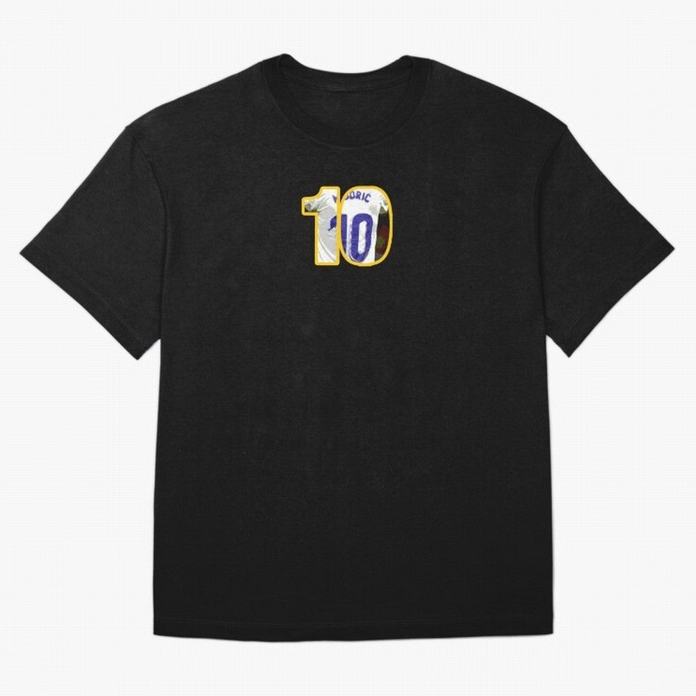Luka Modric 10 Cut-out Classic T-Shirt Celebrate the Magic of FIFA World Cup 2026 USA Canada Mexico for Fans of Messi, CR7 and Mbappe and Brazil, Portugal and Argentina, Bringing Football Passion, Legendary Performances, Festival Vibes and