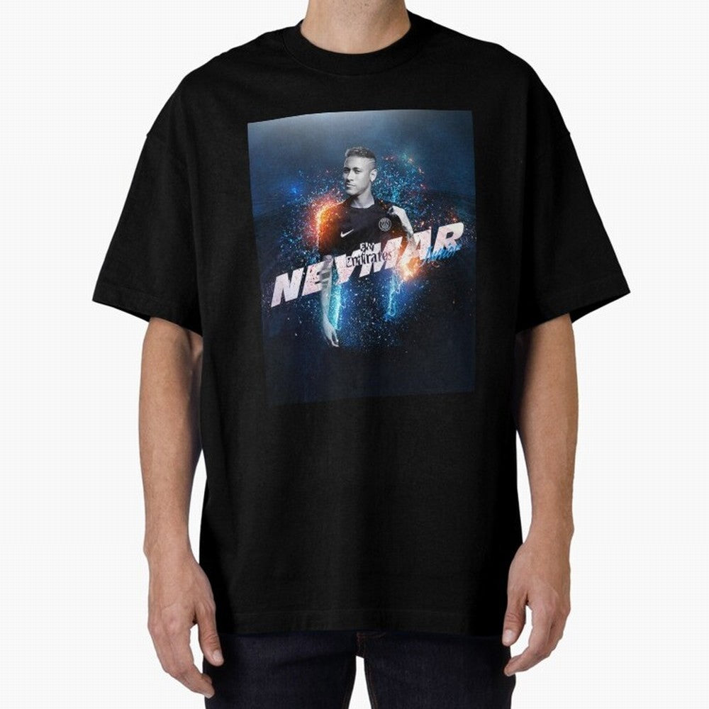 Illustration Neymar Art Classic T-Shirt Support Iconic Players in Match Day Hype around FIFA World Cup 2026, Neymar, Argentina, Worldwide Fan Energy, Dramatic Goals, Stadium Lights and Championship Celebrations; Ideal for Passionate Fans Who Love