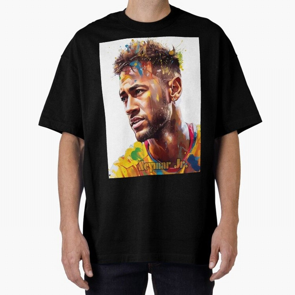 Neymar Graphic T-Shirt Bring Global Tournament Vibes to Match Day Hype around FIFA World Cup 2026, Messi and Cristiano Ronaldo, France and Portugal, Match Day Excitement, Supporter Culture, Golden Goals and Global Football Passion; Ideal for Fans