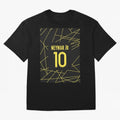Neymar - Paris 2023 Graphic T-Shirt Live the Energy of Global Football Passion for FIFA World Cup 2026 Group Stage, Highlighting Cristiano Ronaldo, Brazil, Vintage Soccer Flavor, Modern Football Stars, National Flags and Final Night Emotion;