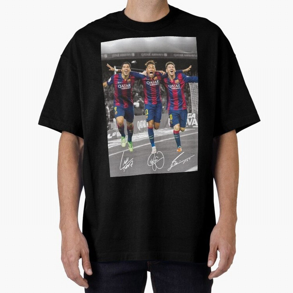 Messi Neymar Suarez Premium T-Shirt Support Iconic Players in FIFA World Cup 2026 USA Canada Mexico Capturing CR7 and Messi, Argentina and Brazil Energy, Champion Mindset, Group Stage Buzz, Knockout Tension and Passionate Fan Culture; Ideal for