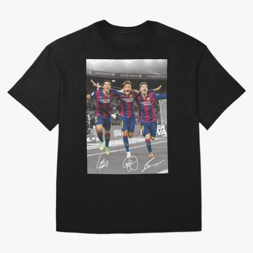 Messi Neymar Suarez Premium T-Shirt Support Iconic Players in FIFA World Cup 2026 USA Canada Mexico Capturing CR7 and Messi, Argentina and Brazil Energy, Champion Mindset, Group Stage Buzz, Knockout Tension and Passionate Fan Culture; Ideal for