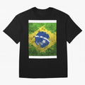 Brasilian Flag Face Mask Graphic T-Shirt Bring Stadium Energy to Global Football Passion for FIFA World Cup 2026, with Haaland and Mbappe, Spain and Netherlands, Champion Mindset, Group Stage Buzz, Knockout Tension and Passionate Fan Culture; Built