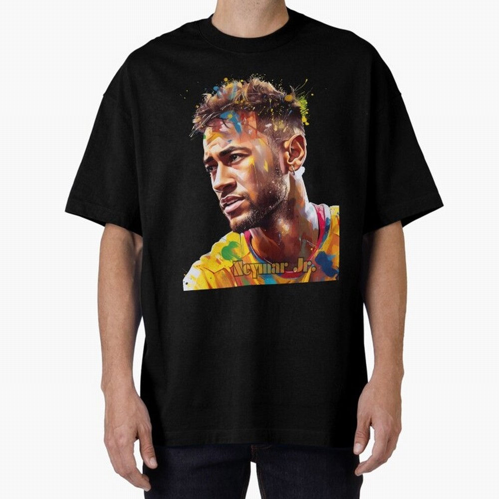 Neymar Premium T-Shirt Show Your Stadium Side during Match Day Hype around FIFA World Cup 2026 USA Canada Mexico, Messi and Cristiano Ronaldo, Brazil, Football Festival Excitement, Trophy Ambitions, Country Rivalries and Star Player Buzz; Built for