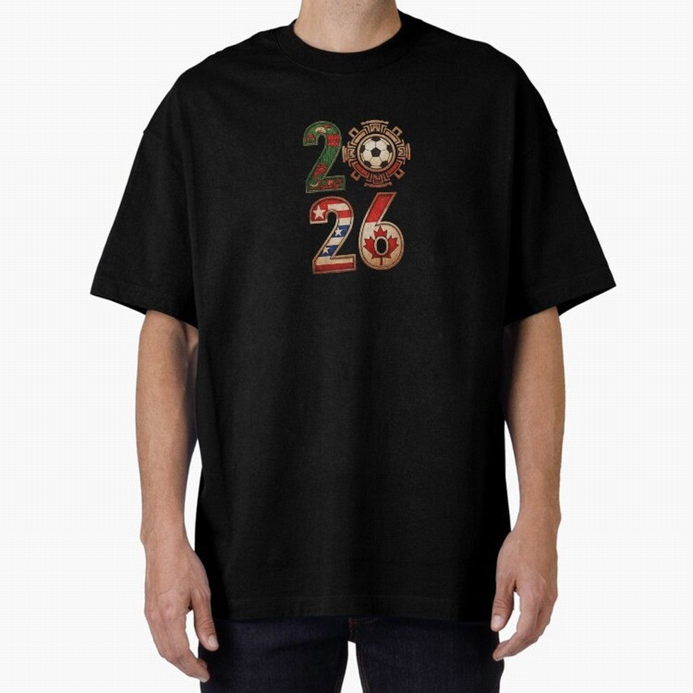 2026 North America Soccer Mexico USA Canada Host Classic T-Shirt Honor Football Greatness during Global Football Passion for FIFA World Cup 2026 USA Canada Mexico, Celebrating Messi, CR7 and Mbappe, Portugal, Spain and Germany, Sports Nostalgia,