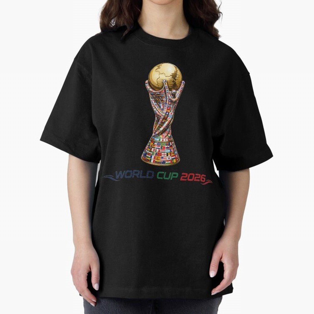 Collection World Cup 2026 Classic T-Shirt Bring International Match Energy to FIFA World Cup 2026 Highlighting Messi and Cristiano Ronaldo, Brazil Energy, Soccer Culture, Superstar Moments, National Team Dreams and Competitive Fire; Great for Watch