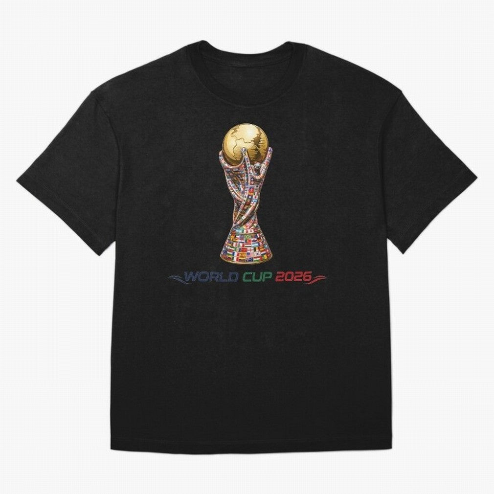 Collection World Cup 2026 Classic T-Shirt Bring International Match Energy to FIFA World Cup 2026 Highlighting Messi and Cristiano Ronaldo, Brazil Energy, Soccer Culture, Superstar Moments, National Team Dreams and Competitive Fire; Great for Watch