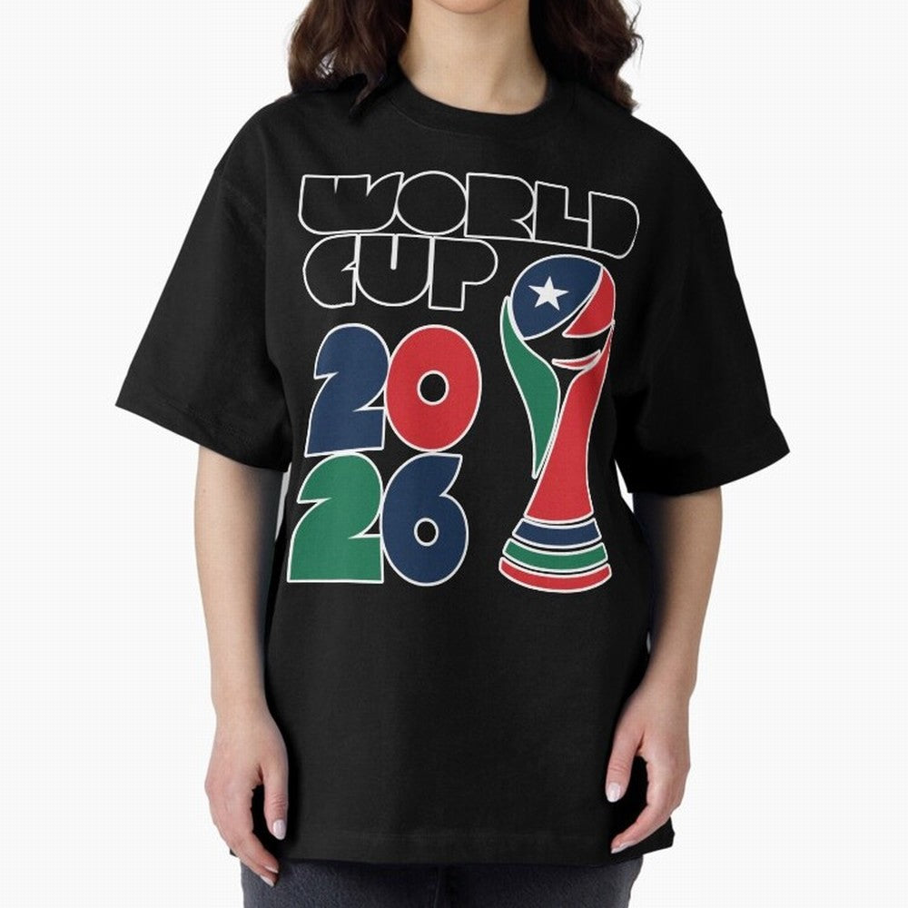 Minimalist Funky World Cup 2026 Design Classic T-Shirt Bring Champion Energy into FIFA World Cup 2026 USA Canada Mexico for Fans of Messi and Cristiano Ronaldo and England, France and Netherlands, Bringing Championship Spirit, Famous Goals, Roaring