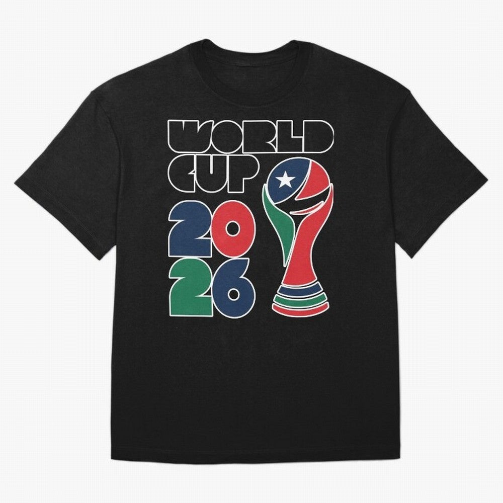 Minimalist Funky World Cup 2026 Design Classic T-Shirt Bring Champion Energy into FIFA World Cup 2026 USA Canada Mexico for Fans of Messi and Cristiano Ronaldo and England, France and Netherlands, Bringing Championship Spirit, Famous Goals, Roaring
