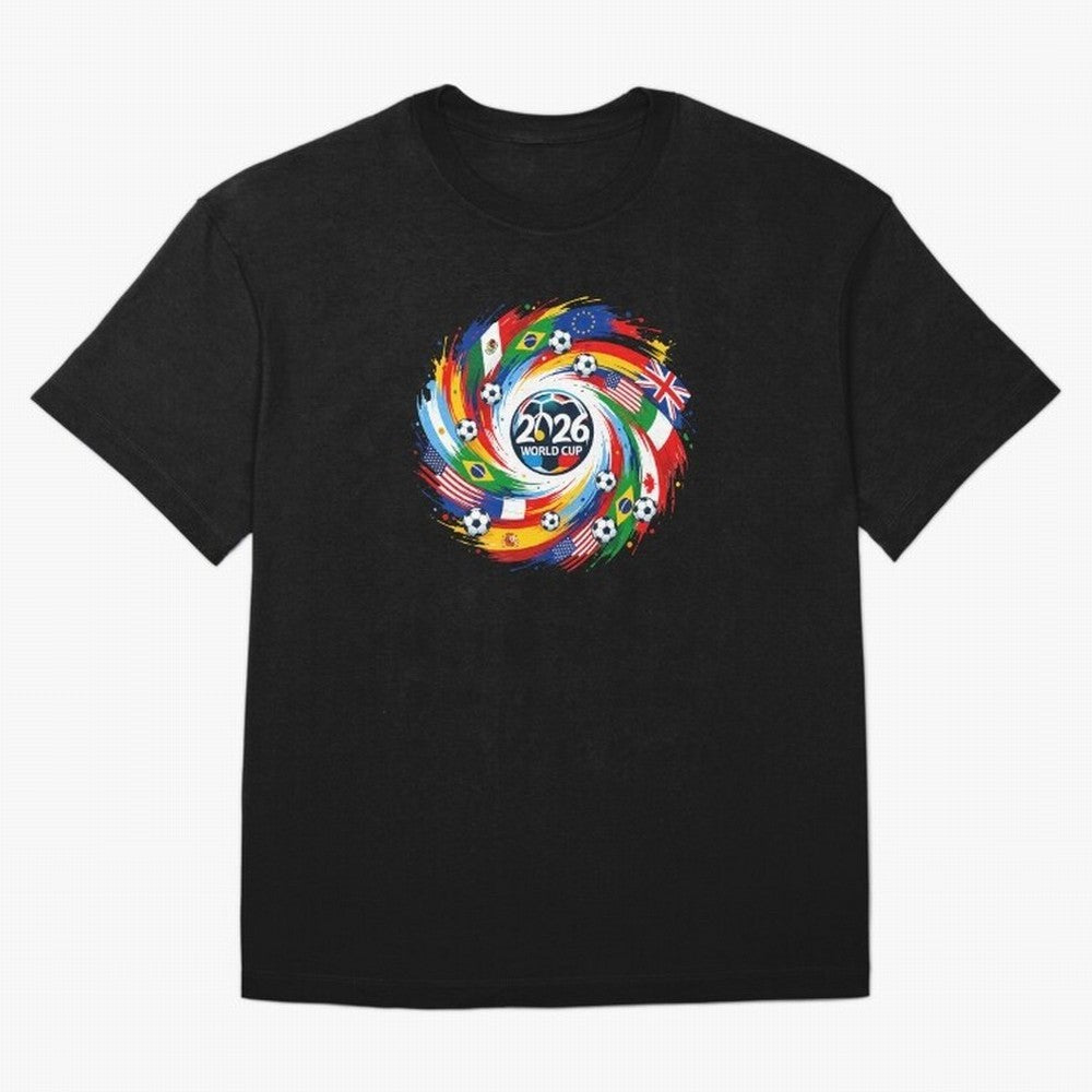 2026 World Cup, FIFA World Cup 2026 Soccer Classic T-Shirt Celebrate FIFA World Cup 2026 Spirit, with Portugal, Spain and Germany, Haaland, Game Day Rituals, Football Legends, Country Pride and the Road to the Final; Great for Watch Parties, Sports