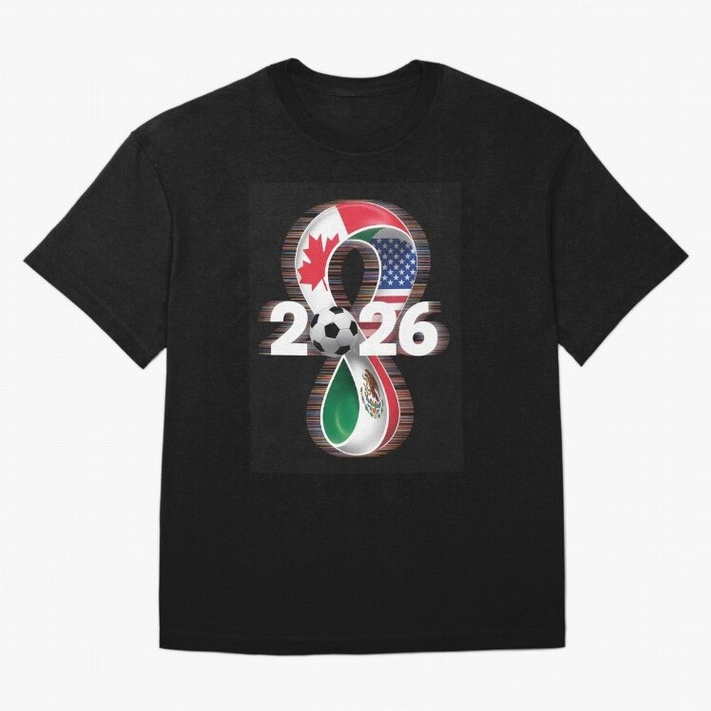 USA Canada Mexico soccer football 2026 Classic T-Shirt Join the Countdown to FIFA World Cup 2026 Spirit, Filled with Portugal, Spain and Germany, Neymar, Haaland and Cristiano Ronaldo, Tournament Hype, Historic Matchups, Family Viewing Parties and