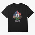United Americas Classic T-Shirt Support Iconic Players in Global Football Passion for FIFA World Cup 2026 Group Stage, Inspired by CR7, Germany, Match Day Excitement, Supporter Culture, Golden Goals and Global Football Passion; Made for Die Hard