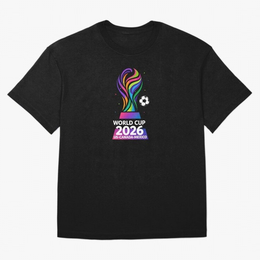 World Cup 2026 US-Canada-Mexico Soccer Trophy Classic T-Shirt Bring Supporter Culture to the FIFA World Cup 2026 USA Canada Mexico Journey through Messi Highlights, Spain Pride, Football History, Final Match Energy, Crowd Noise and Once in a