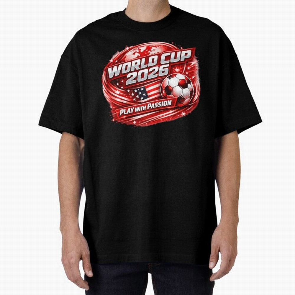 World Cup 2026 Classic T-Shirt Show Your Love for the FIFA World Cup 2026 Group Stage Journey through Mbappe Highlights, Argentina and Brazil Pride, Retro Football Energy, Iconic Rivalries, Trophy Chase Drama and Stadium Atmosphere; Perfect for