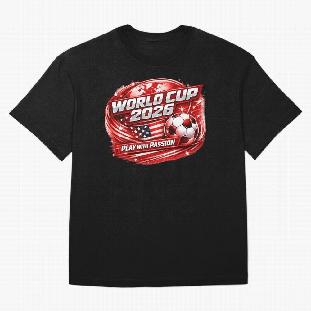 World Cup 2026 Classic T-Shirt Show Your Love for the FIFA World Cup 2026 Group Stage Journey through Mbappe Highlights, Argentina and Brazil Pride, Retro Football Energy, Iconic Rivalries, Trophy Chase Drama and Stadium Atmosphere; Perfect for