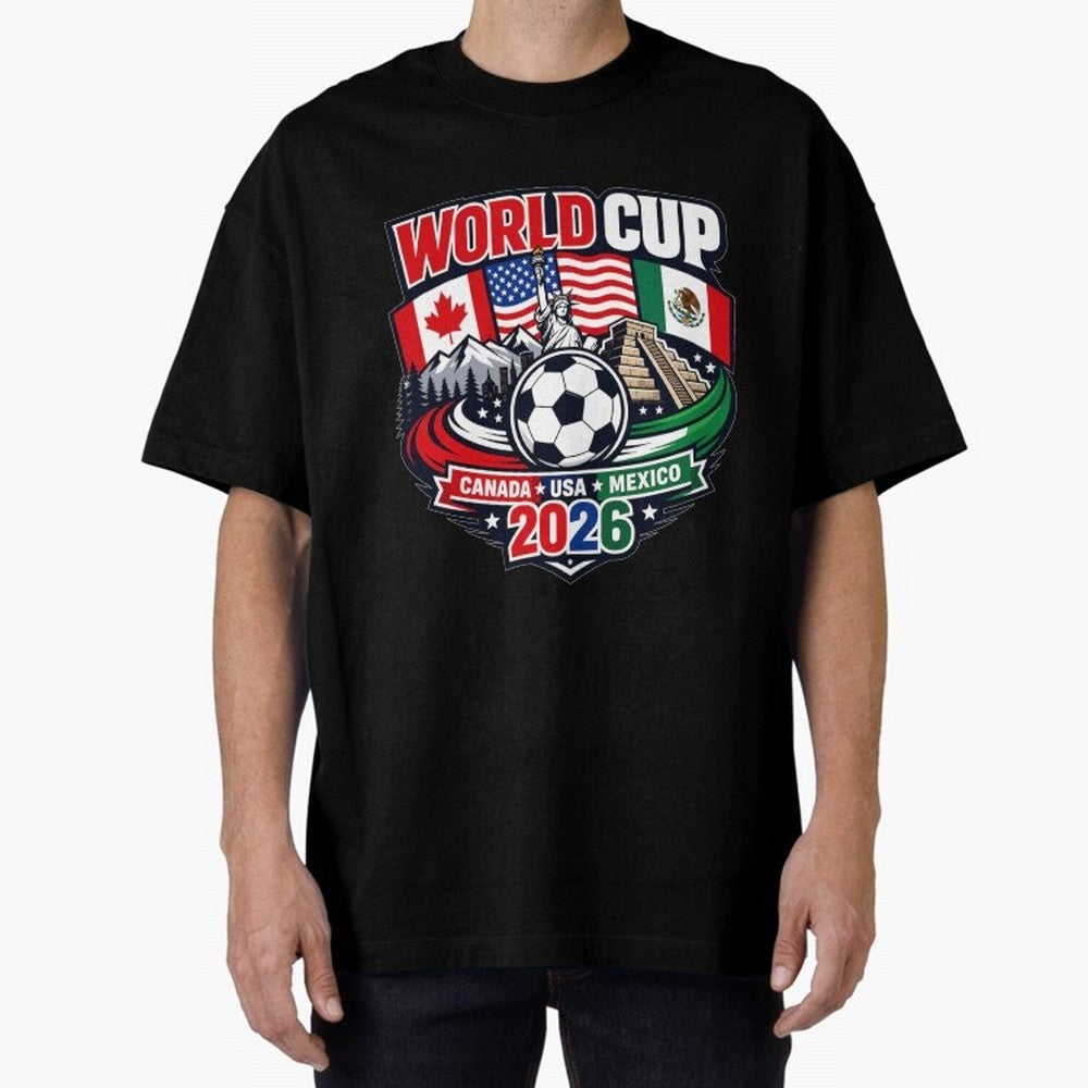FIFA World Cup 2026 Classic T-Shirt Show Support during FIFA World Cup 2026 Spirit, Filled with Portugal, Messi, Football Passion, Legendary Performances, Festival Vibes and Supporter Community; Great for Watch Parties, Sports Bars, Family Nights,