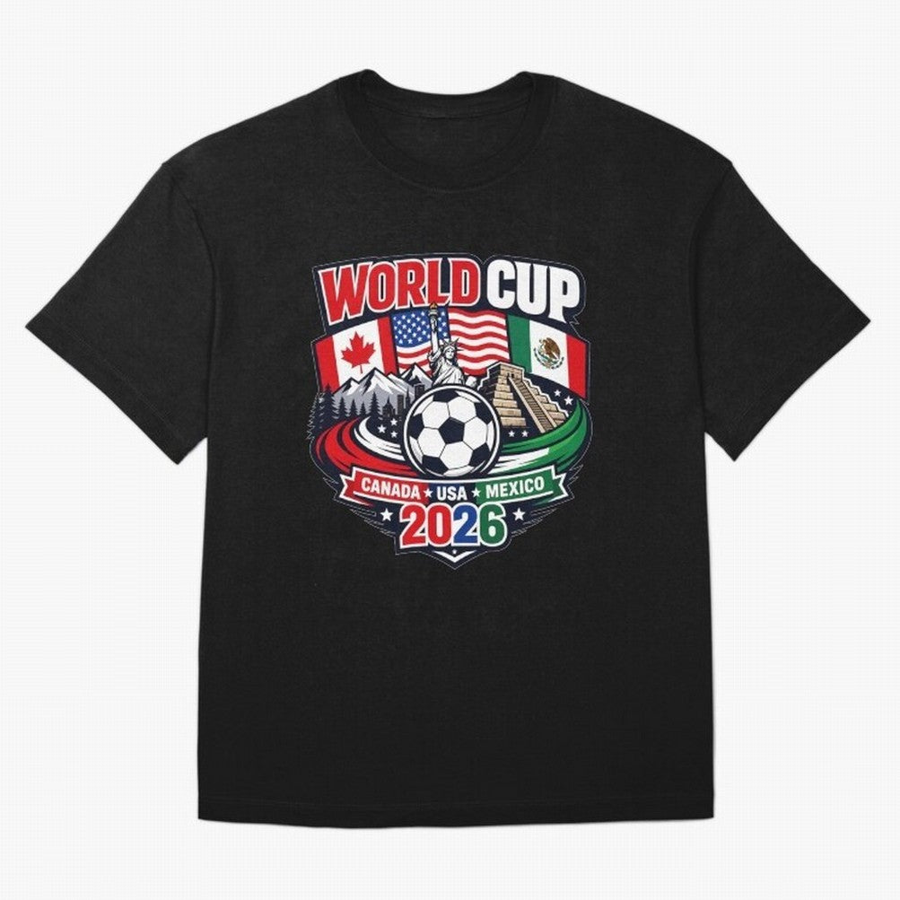 FIFA World Cup 2026 Classic T-Shirt Show Support during FIFA World Cup 2026 Spirit, Filled with Portugal, Messi, Football Passion, Legendary Performances, Festival Vibes and Supporter Community; Great for Watch Parties, Sports Bars, Family Nights,