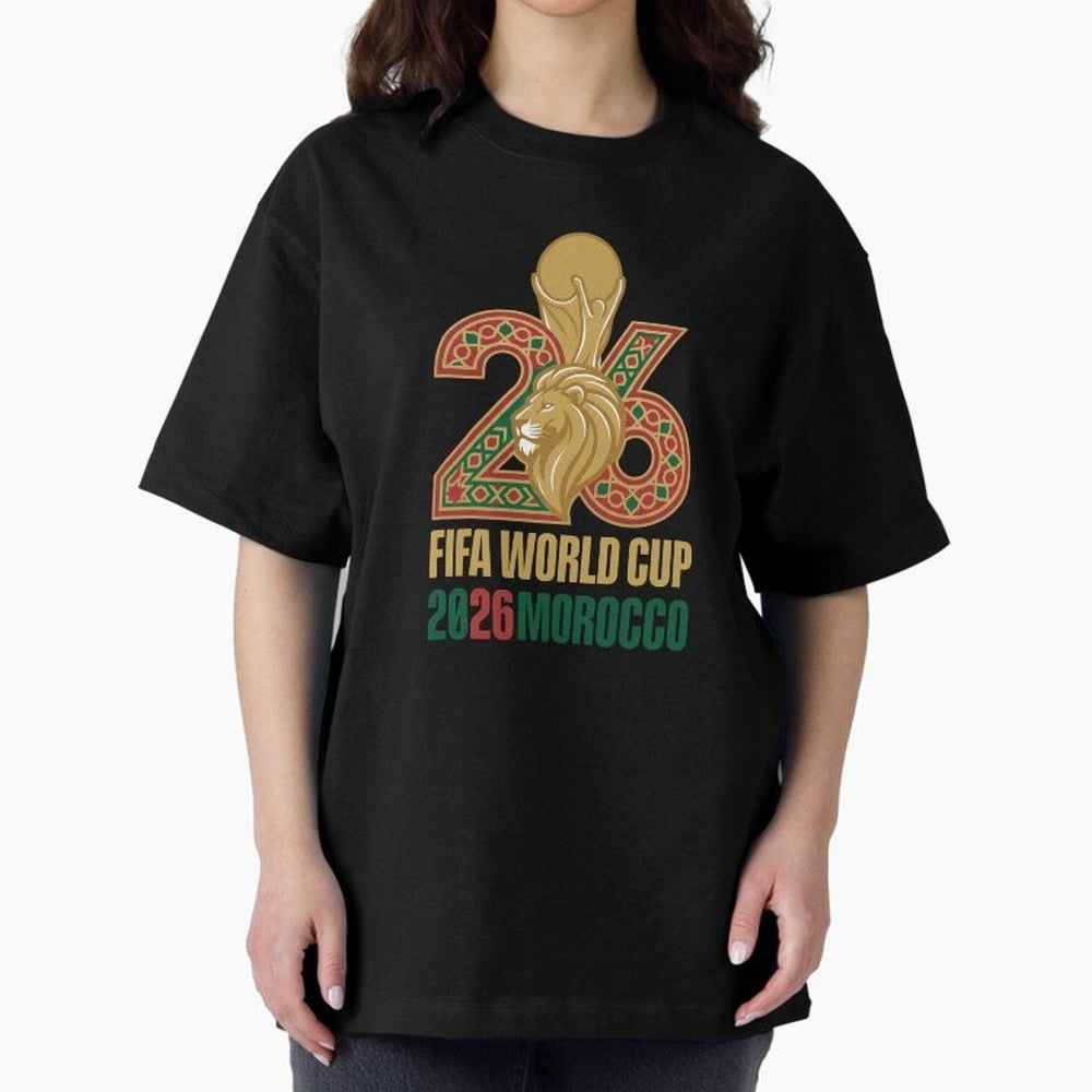 WORLD CUP 2026 MOROCCO Classic T-Shirt Represent FIFA World Cup 2026 USA Canada Mexico Featuring Neymar, Haaland and Cristiano Ronaldo, France and Portugal Energy, Fan Favorite Moments, National Team Passion, Big Match Drama and Soccer History;