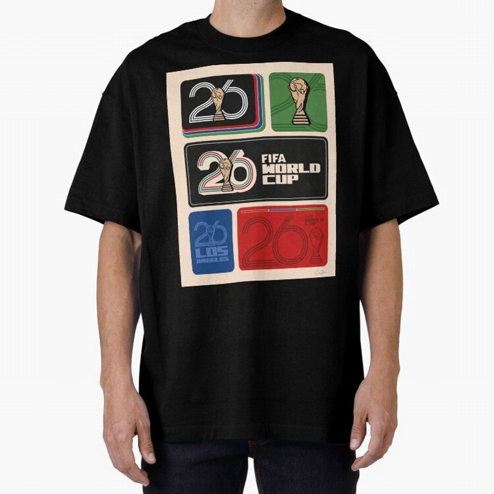 World Cup 2026 Soccer Celebration: United Football Fan Art Classic T-Shirt Show Support during Global Football Passion for FIFA World Cup 2026, Driven by Cristiano Ronaldo, Argentina and Brazil, Championship Spirit, Famous Goals, Roaring Crowds and