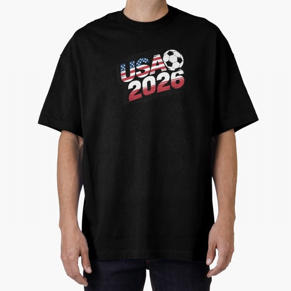 USA 2026 Soccer Classic T-Shirt Back the Journey through FIFA World Cup 2026 Group Stage Spirit, Filled with Portugal, Spain and Germany, Haaland and Mbappe, Match Day Excitement, Supporter Culture, Golden Goals and Global Football Passion; Ideal