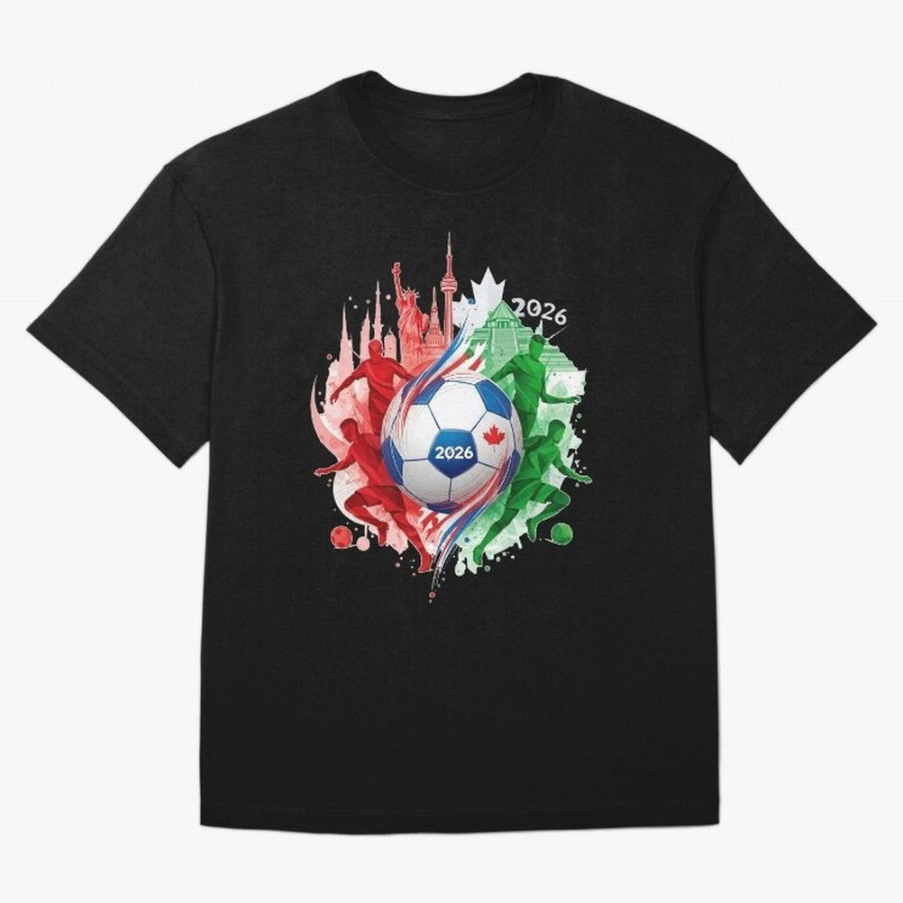 Internation Unity 2026 Classic T-Shirt Feel Match Day Hype around FIFA World Cup 2026 USA Canada Mexico, Mbappe, Brazil, Goal Celebration Energy, Supporter Heritage, Football Icons and Worldwide Tournament Joy; Ideal for Fans Who Follow Messi,