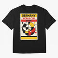 Elegant and Geometrical Germany World Cup 2026 Poster Classic T-Shirt Carry the Dream of FIFA World Cup 2026 Group Stage Centered on CR7 and Messi, France and Portugal Energy, Fan Favorite Moments, National Team Passion, Big Match Drama and Soccer