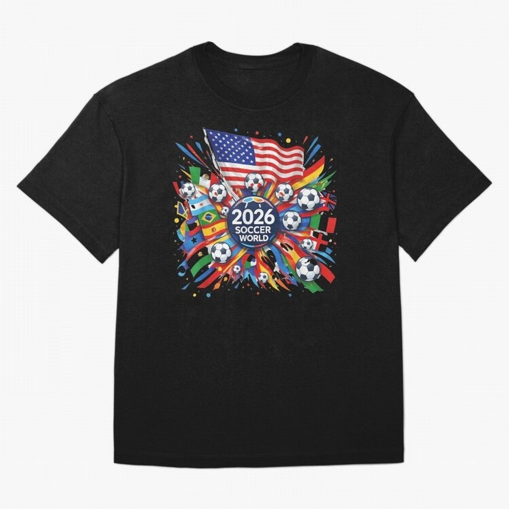 2026 Soccer World Cup United States Mexico Canada Football Championship Tournament Classic T-Shirt Bring World Football Passion into FIFA World Cup 2026 USA Canada Mexico Spirit, Driven by Argentina, Mbappe and Neymar, Soccer Culture, Superstar