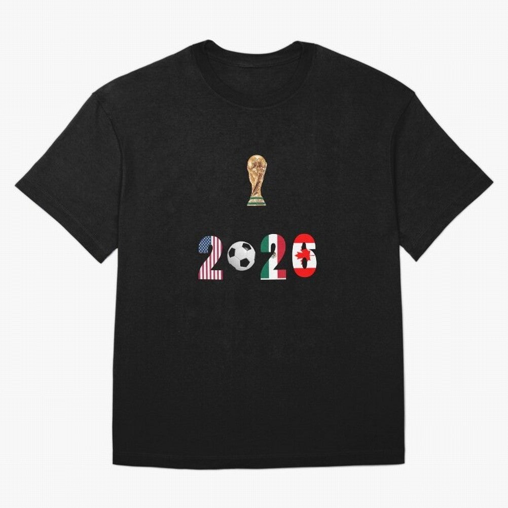 FIFA WORLD CUP Classic T-Shirt Make Memories around FIFA World Cup 2026 Spirit, Built around Argentina, Cristiano Ronaldo, Haaland and CR7, Global Supporter Spirit, Legendary Goals, National Colors and Tournament Celebration; Ideal for Football