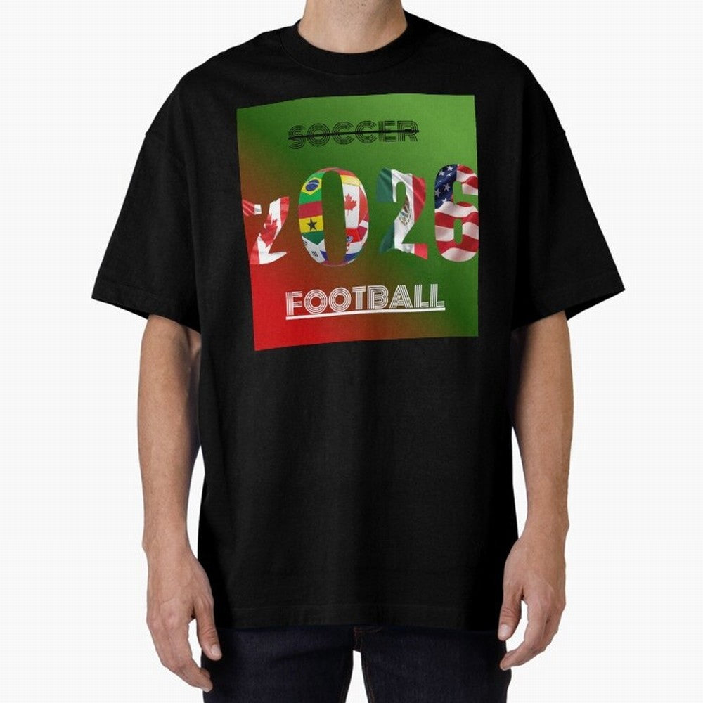 Football Classic T-Shirt Stand Out with Spirit from Match Day Hype around FIFA World Cup 2026, Mbappe and Neymar, Argentina and Brazil, Football Festival Excitement, Trophy Ambitions, Country Rivalries and Star Player Buzz; Ideal for Fans Who