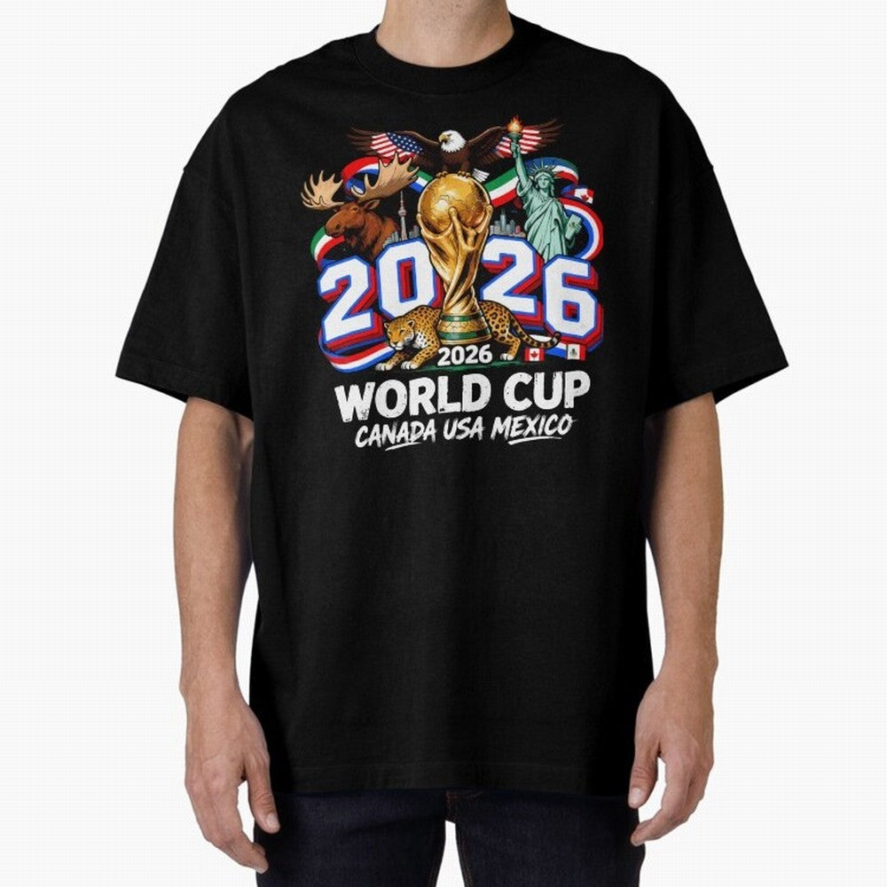 World Cup 2026 Soccer Fan USA Canada Mexico Classic T-Shirt Fuel Match Day Hype around FIFA World Cup 2026, Messi, Portugal, Spain and Germany, Global Supporter Spirit, Legendary Goals, National Colors and Tournament Celebration; Great for Watch