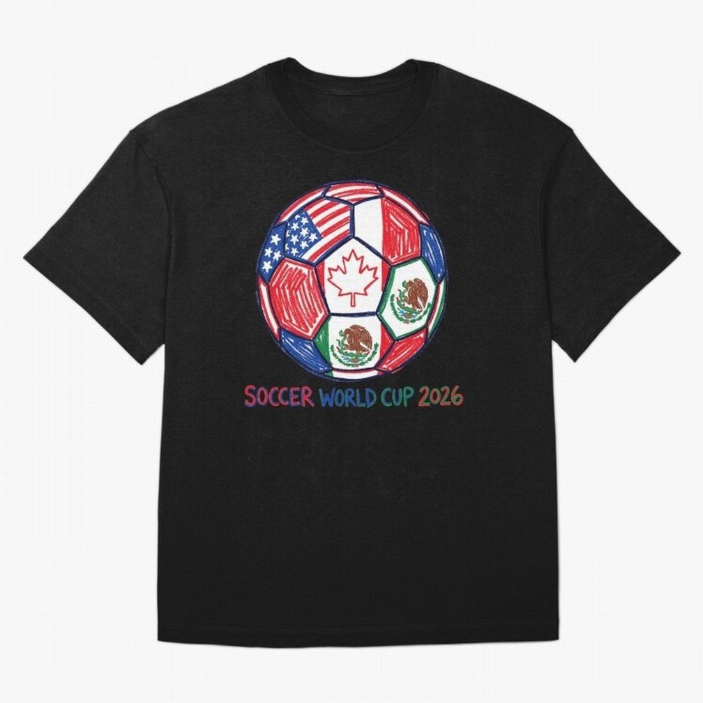 soccer world cup 2026 Classic T-Shirt Relive Global Football Passion for FIFA World Cup 2026, Celebrating CR7 and Messi, England and Germany, Tournament Hype, Historic Matchups, Family Viewing Parties and Global Sports Pride; Made for Collectors